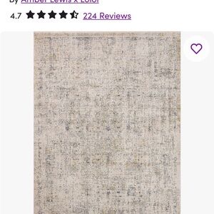 Cream and Gray Area Rug